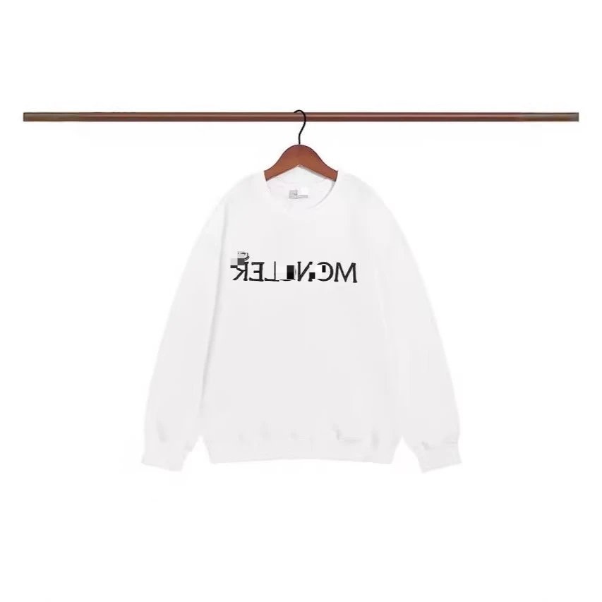 Embroidered Crew Neck Hoodie