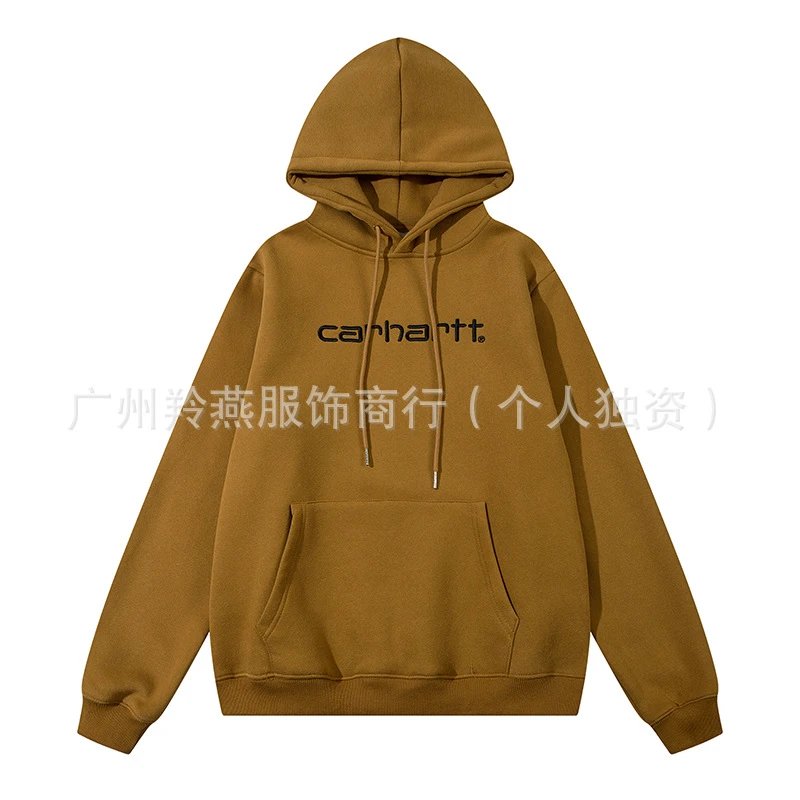 Letter Embroidered Fleece Hoodie photo 6