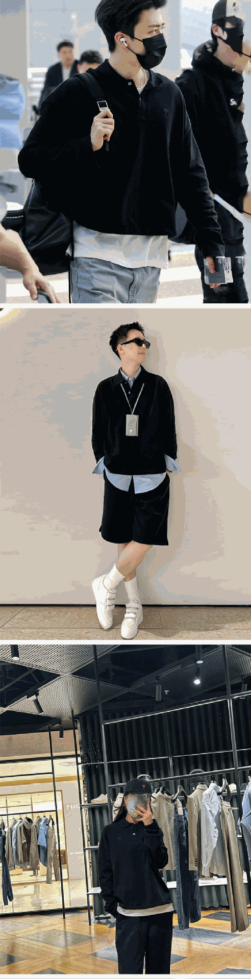 Ami Paris Heart Logo Polo Shirt photo 8