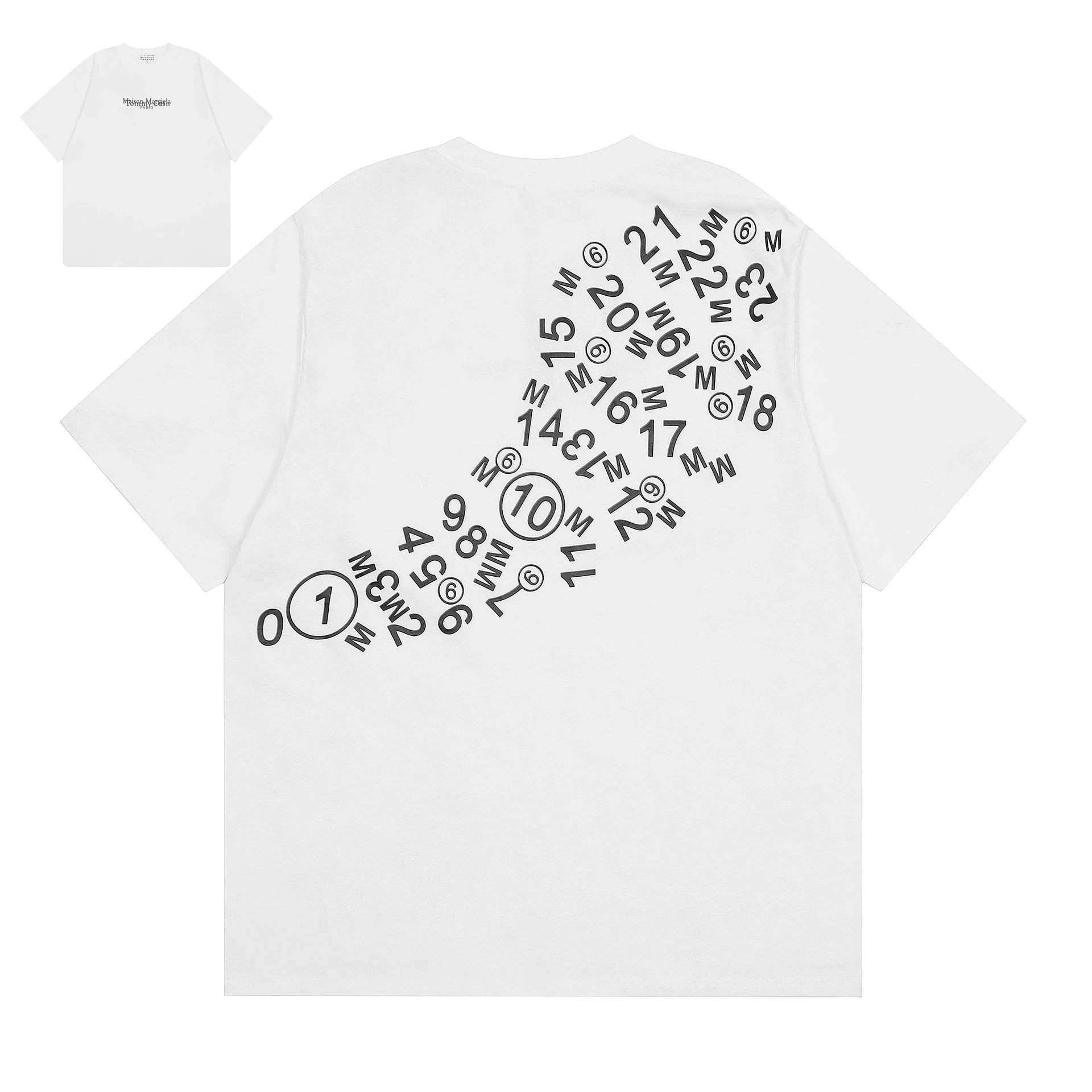 Maison Margiela Digit Print T-Shirt photo 2