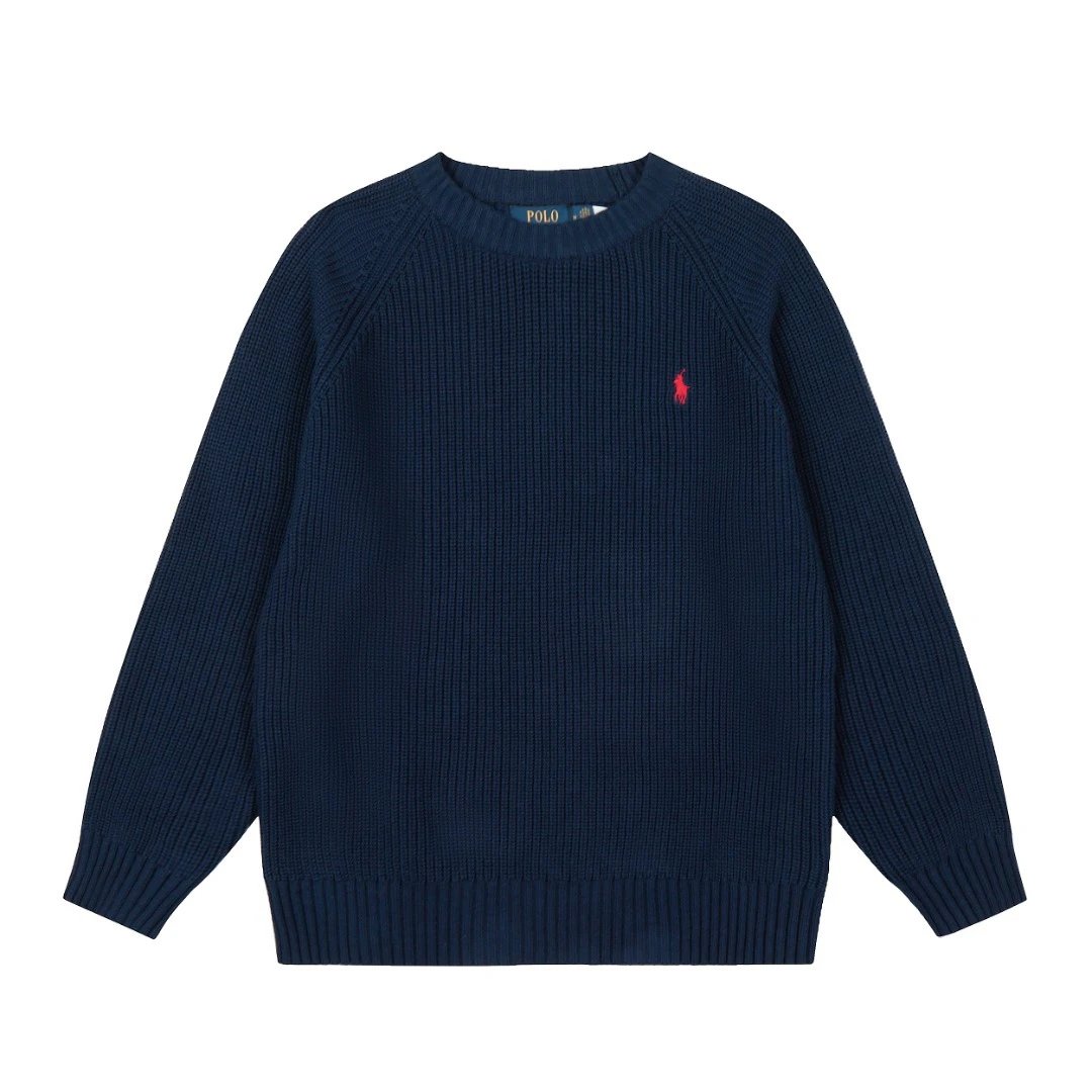 Embroidered Classic Crewneck Knit Sweater photo 5