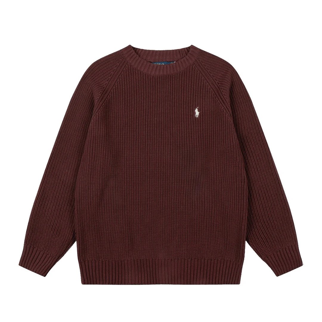 Embroidered Classic Crewneck Knit Sweater photo 6