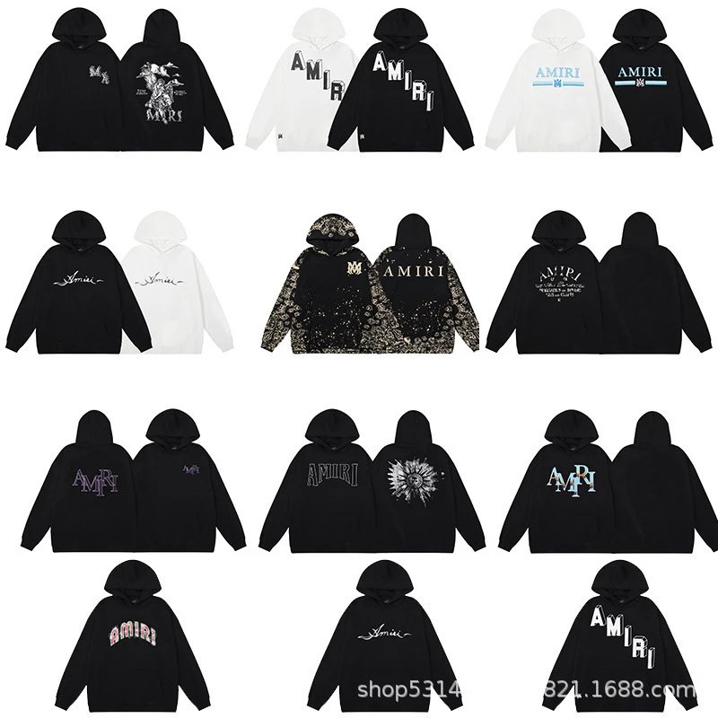 Printed pullover hoodie retro hoodie