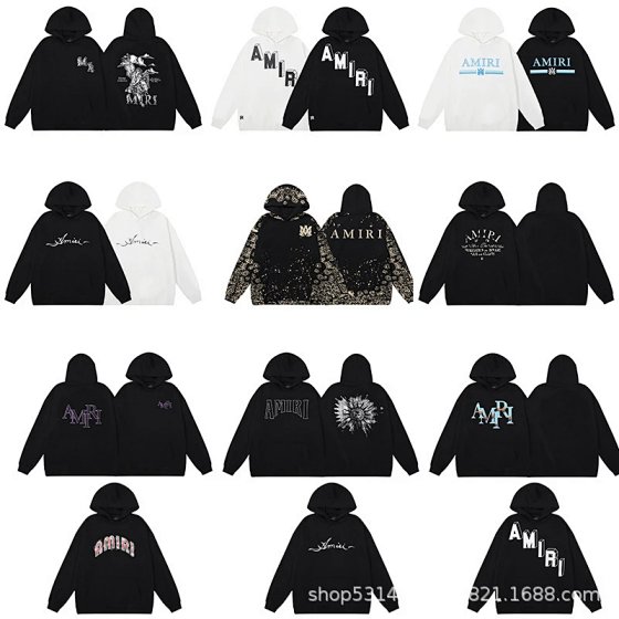 Printed pullover hoodie retro hoodie
