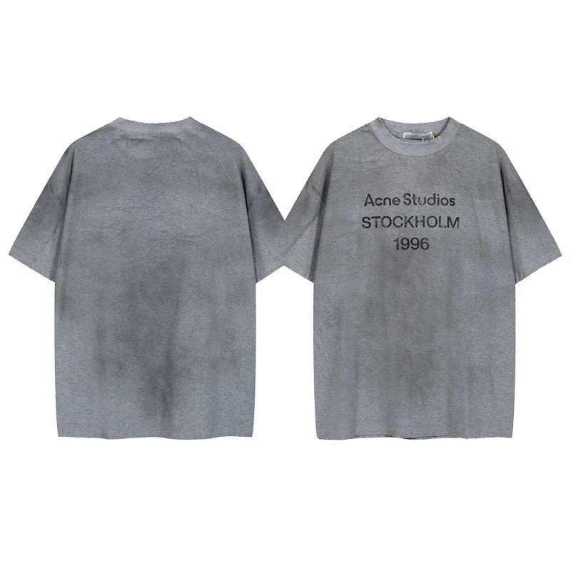 AC1996 Distressed Letter Short Sleeve T-Shirt photo 3