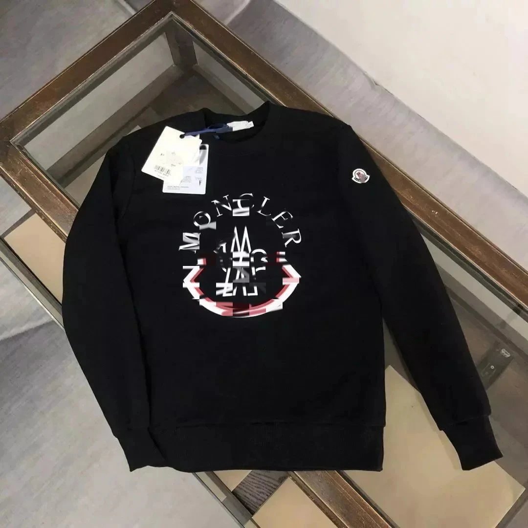 Embroidered Cotton Crewneck Sweatshirt Couple Set photo 5