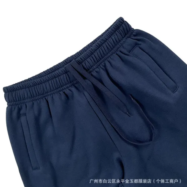 Design Graphic Print Black Sweat Shorts - 41