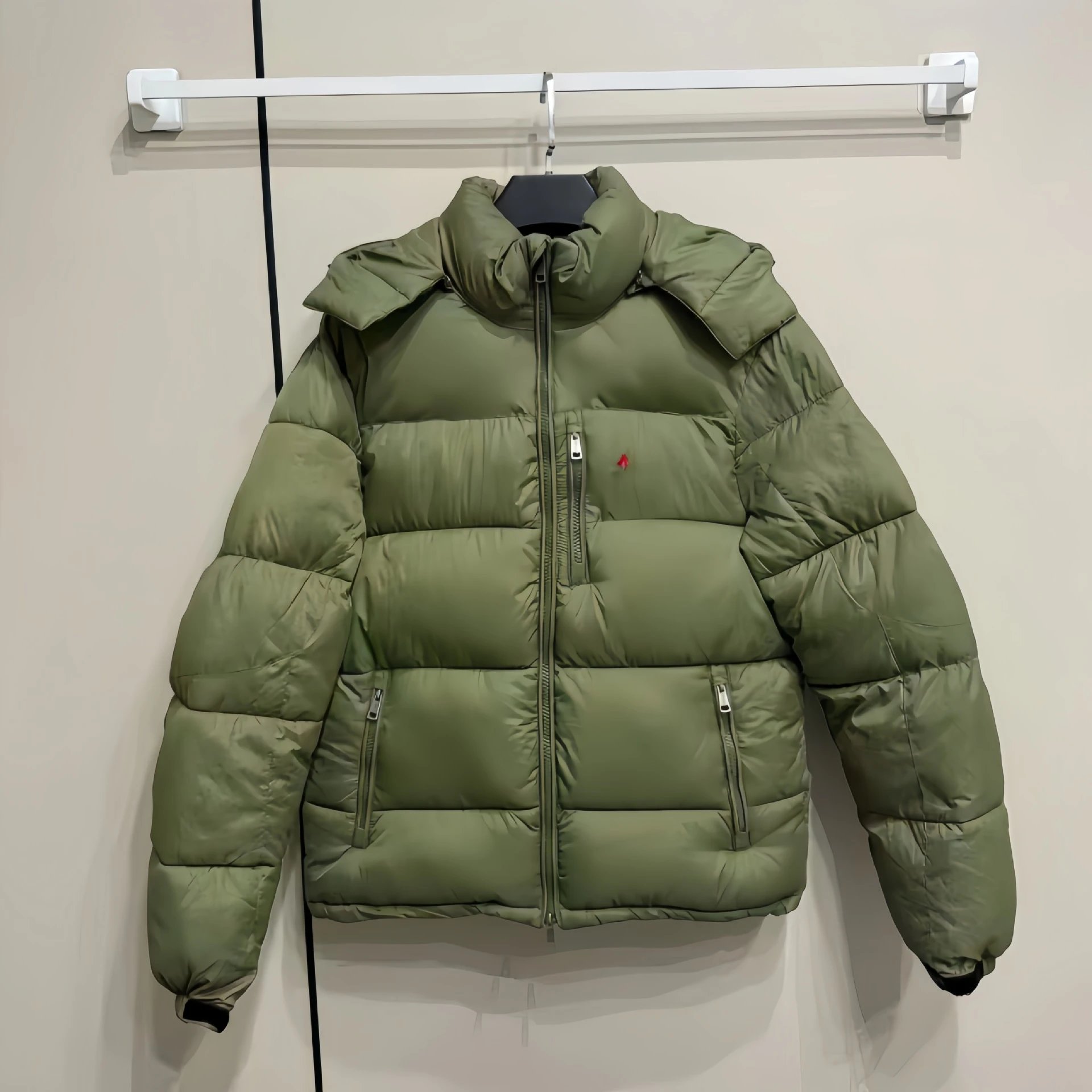 Embroidered Hooded Down Jacket photo 6