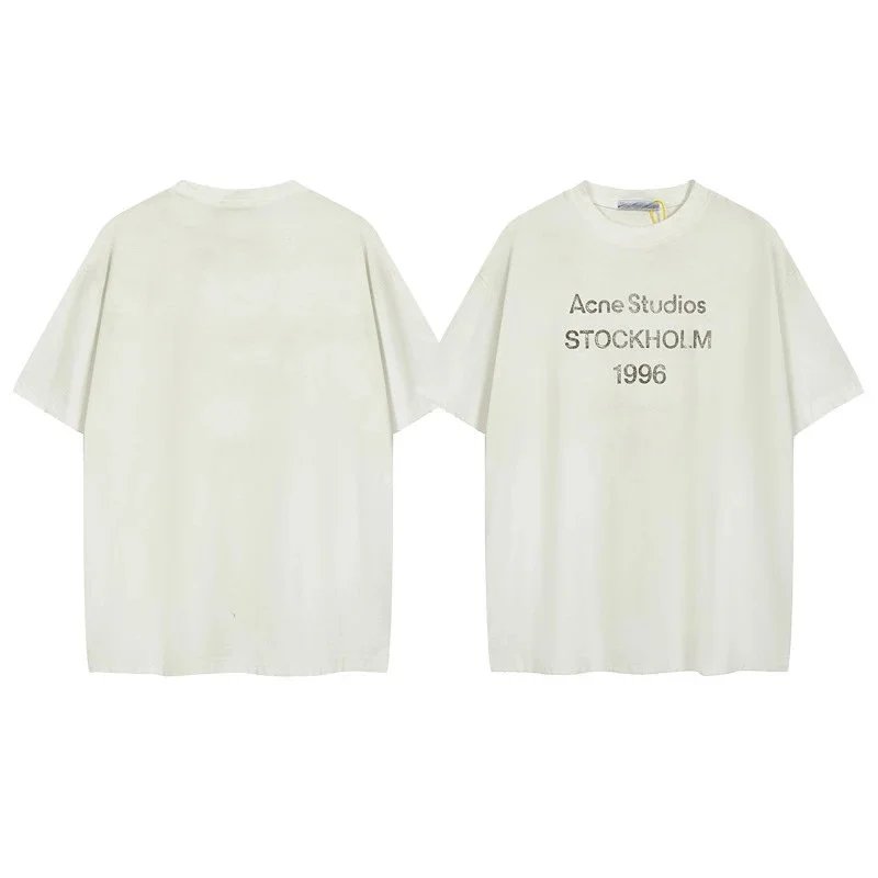 AC1996 Distressed Letter Short Sleeve T-Shirt photo 4