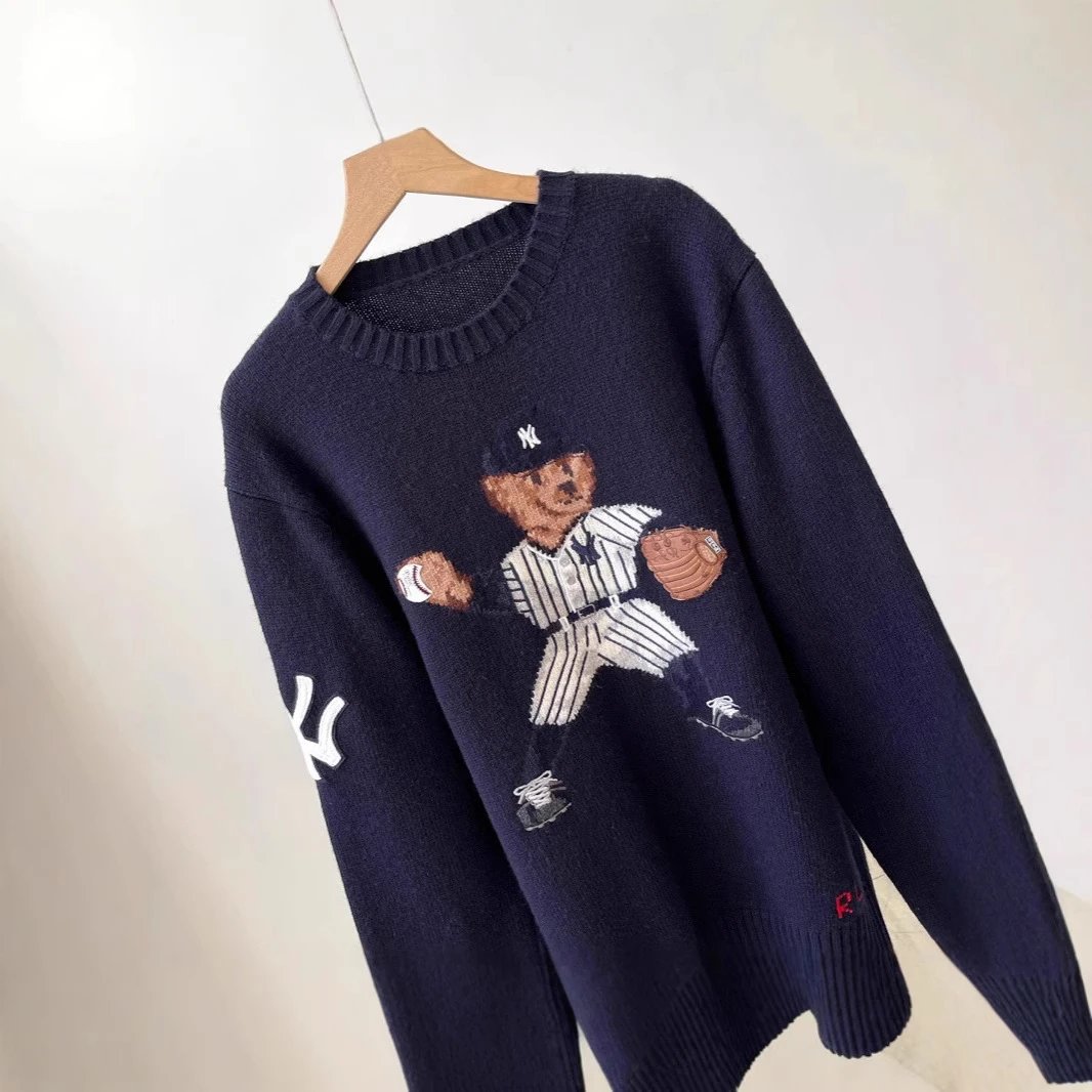 Ralph Lauren Autumn Winter Collaboration Limited Bear Embroidered Sweater photo 3