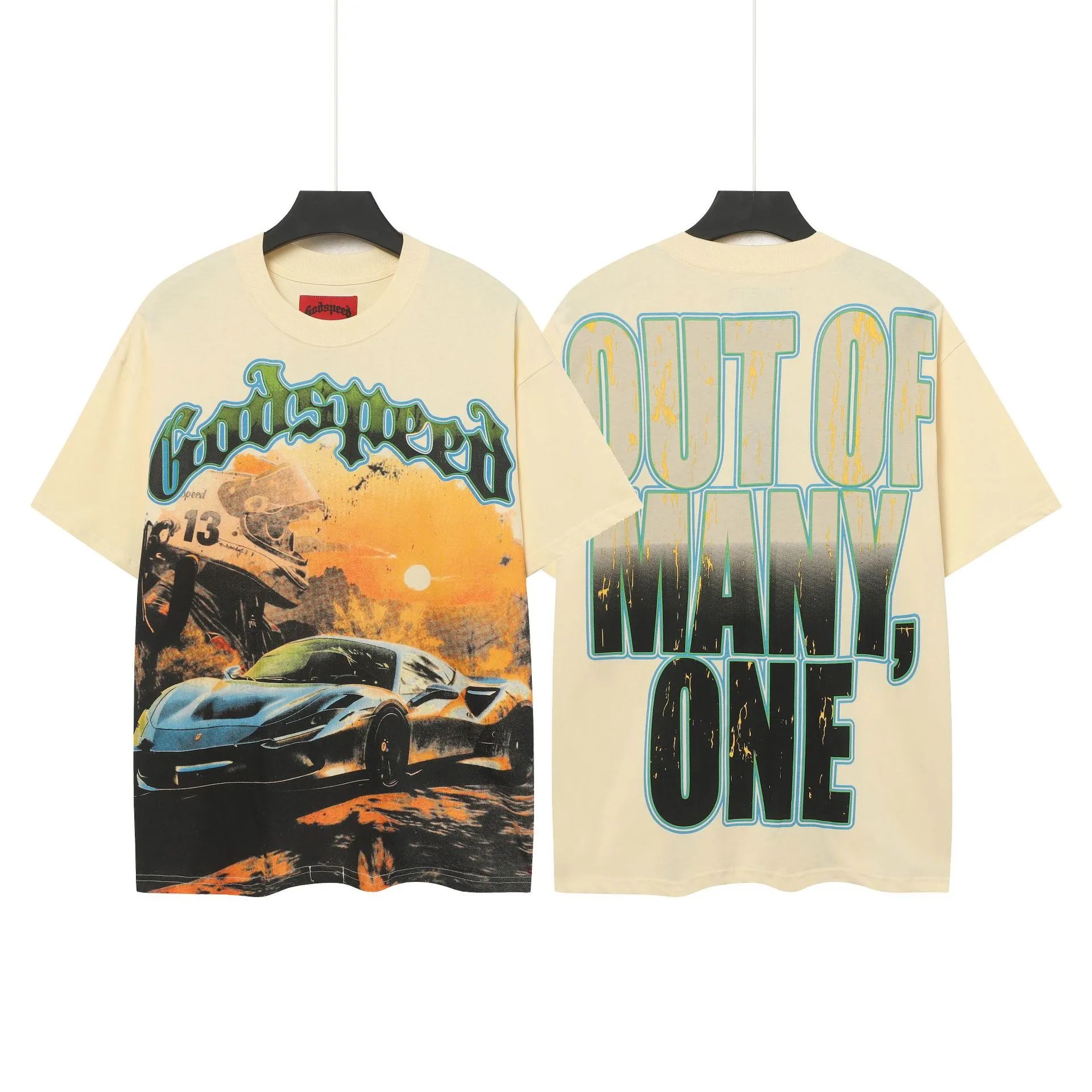 Godspeed Skull Print Cotton T-Shirt photo 3