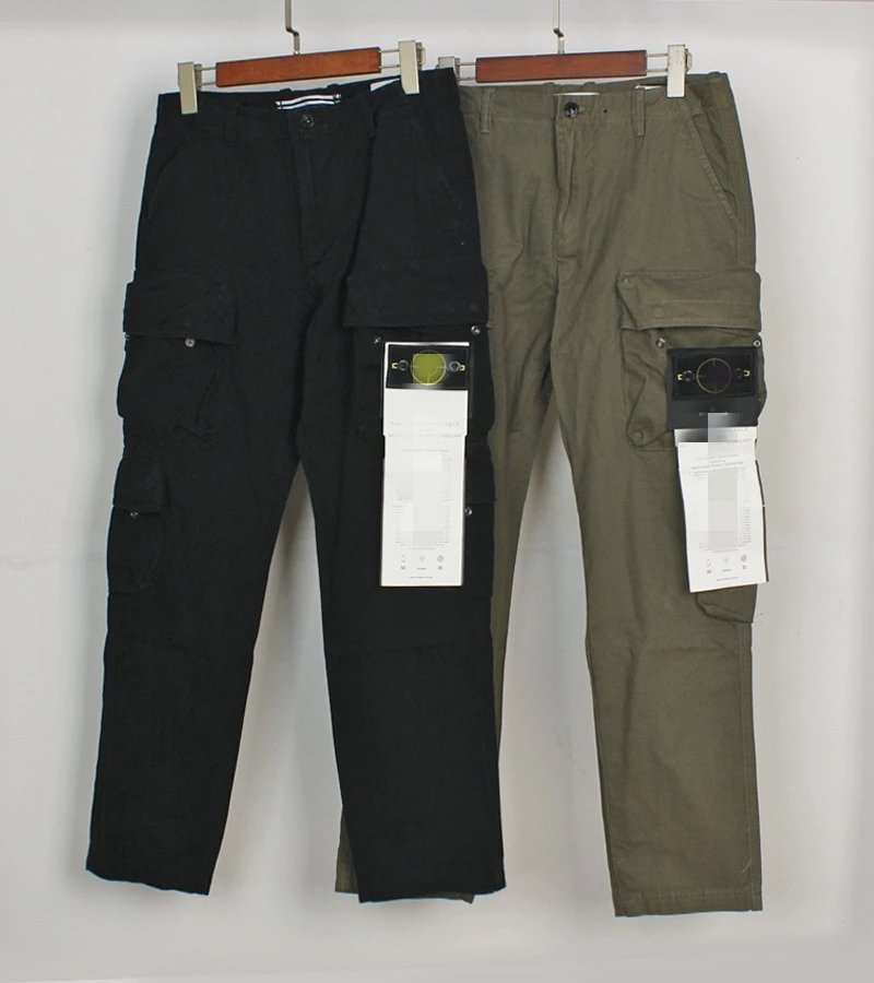 Relaxed Pure Color Cargo Pants photo 6