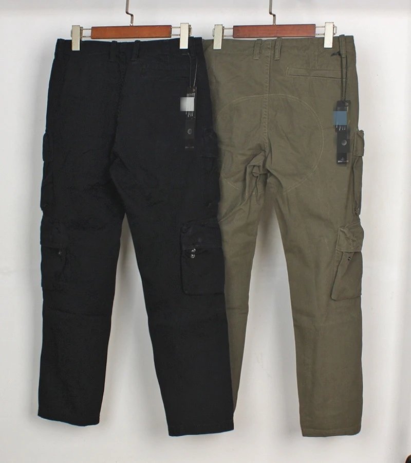 Relaxed Pure Color Cargo Pants photo 7