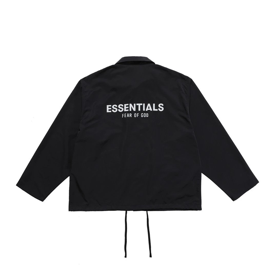 FOG ESSENTIALS Reflective Back Logo Coach Jacket photo 2