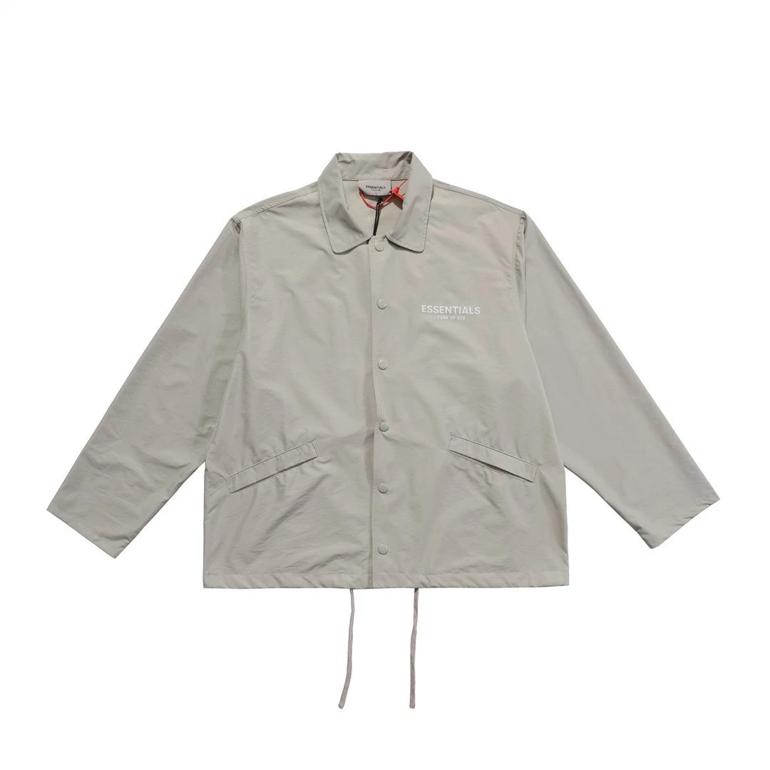 FOG ESSENTIALS Reflective Back Logo Coach Jacket photo 8