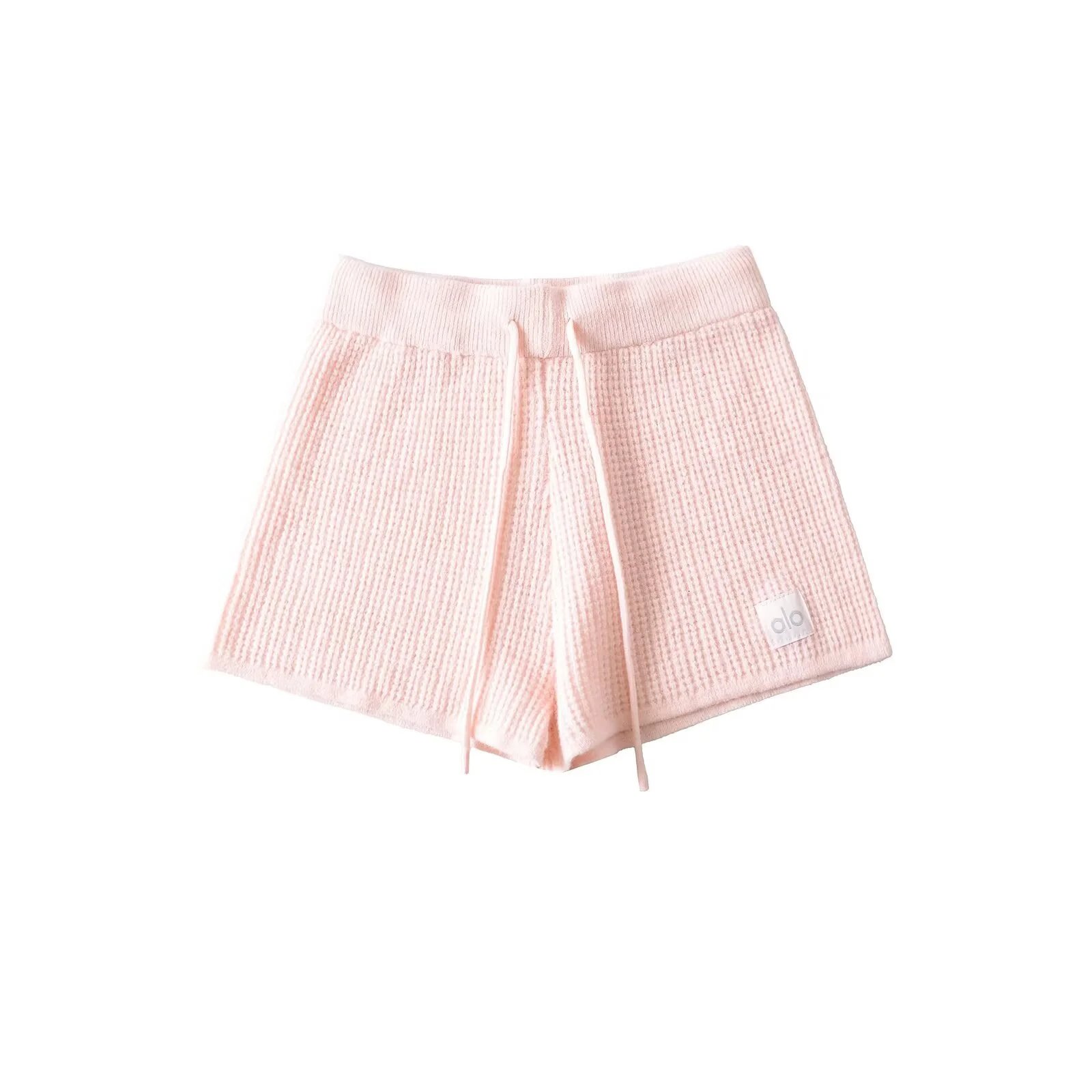 Waffle Knit High-Rise Shorts photo 6