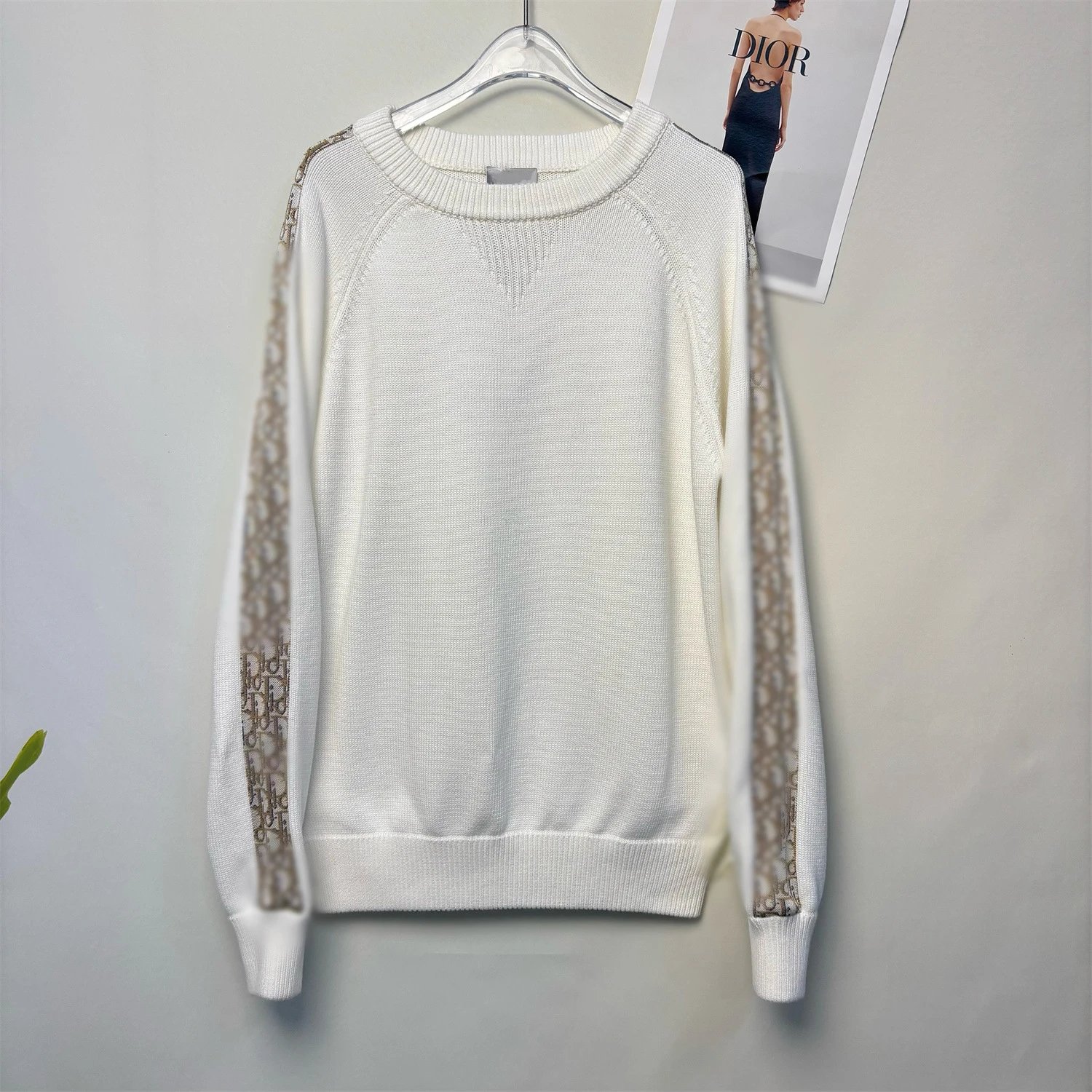 Jacquard Crew Neck Hoodie photo 2