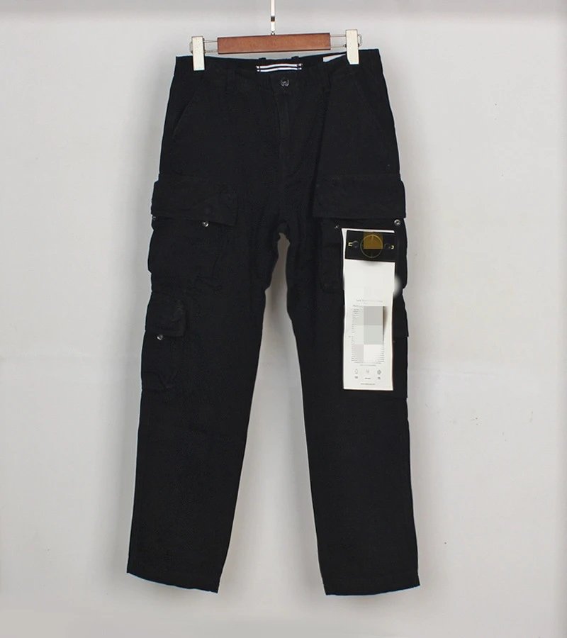 Relaxed Pure Color Cargo Pants photo 8