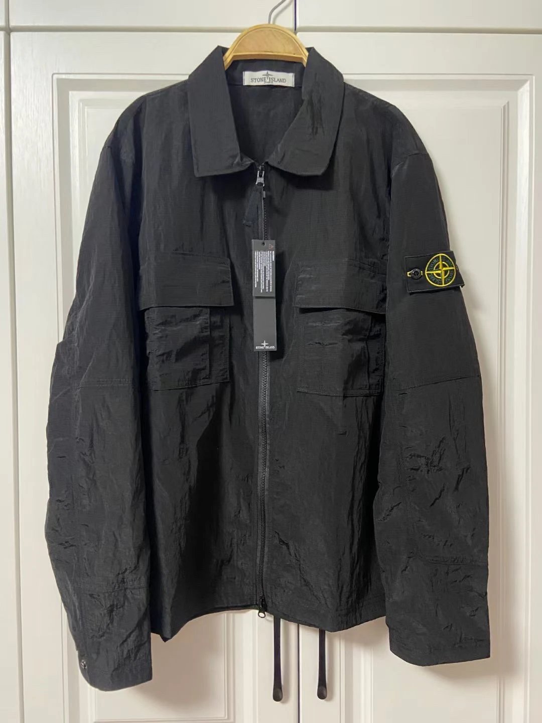 Stone Island Badge Long-Sleeve Jacket photo 3