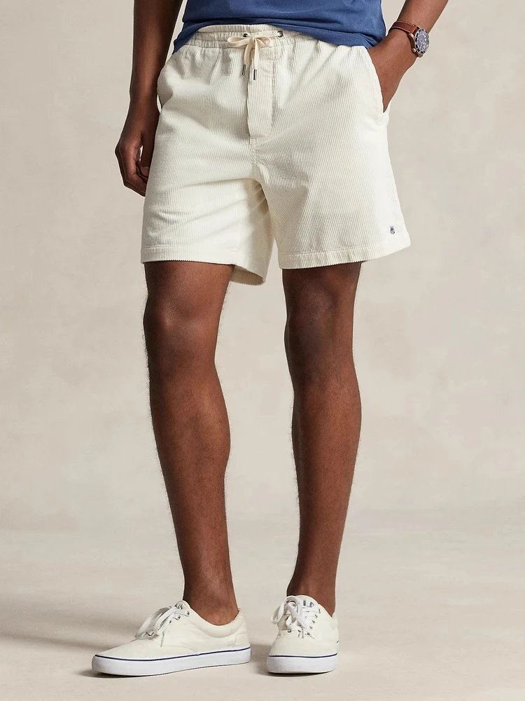 Needles Corduroy Drawstring Shorts Beige Shorts - 39