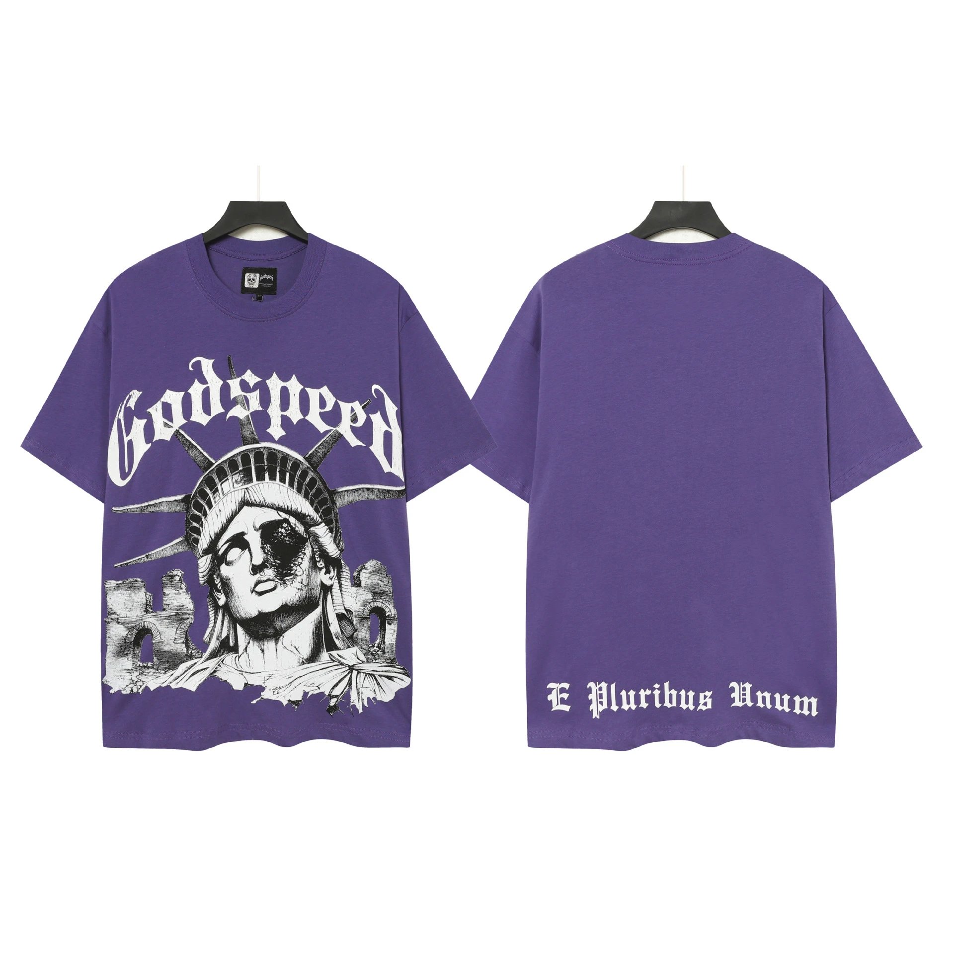 Godspeed Skull Print T-Shirt photo 5