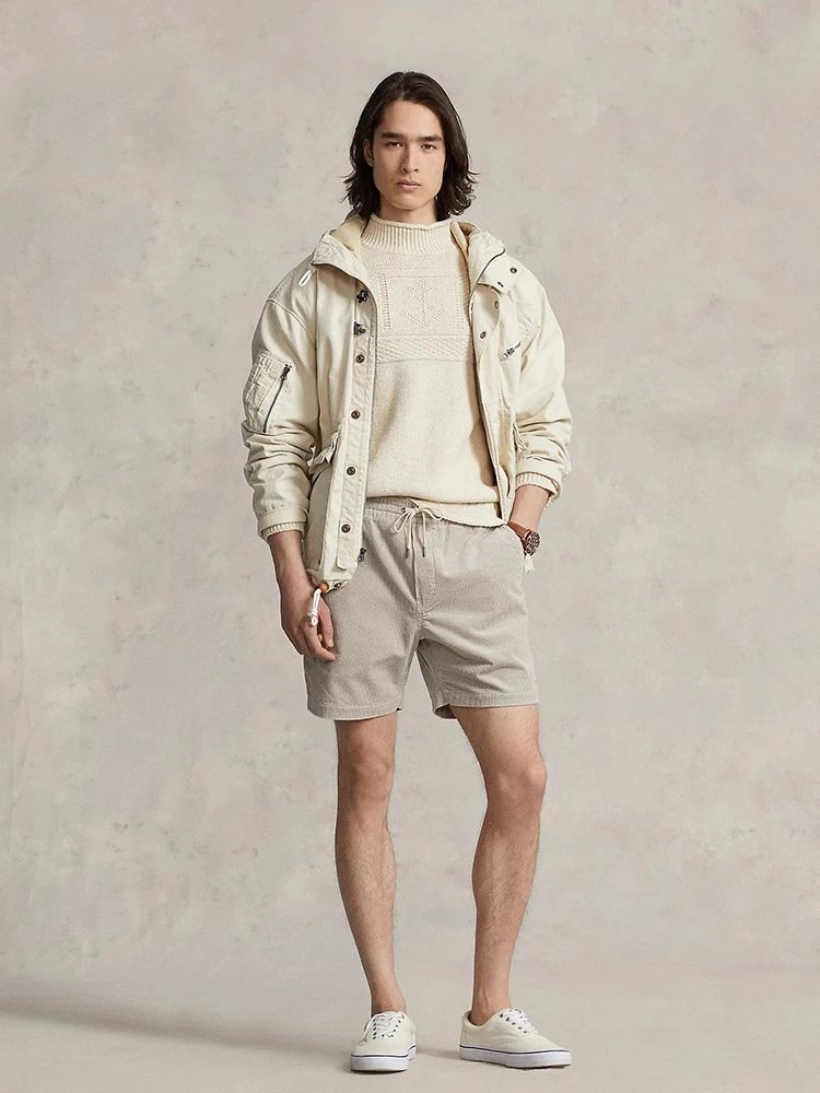 Needles Corduroy Drawstring Shorts Beige Shorts - 32