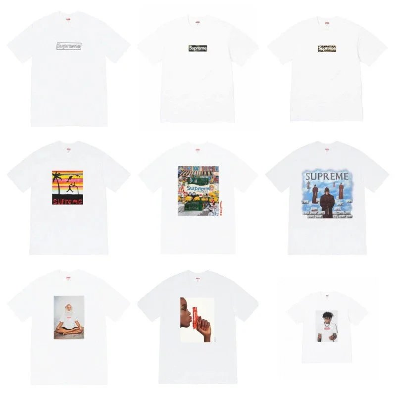 Supreme Graffiti Logo Print T-Shirt