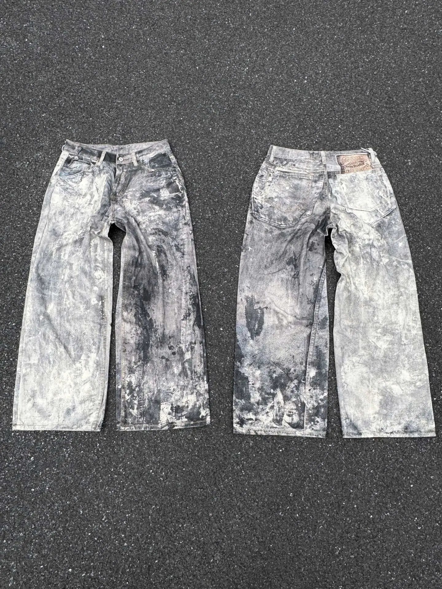 Niche Denim Jeans Unisex Relaxed Straight photo 4