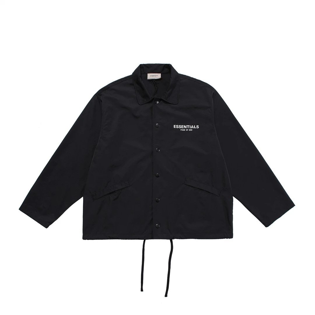 FOG ESSENTIALS Reflective Back Logo Coach Jacket photo 6