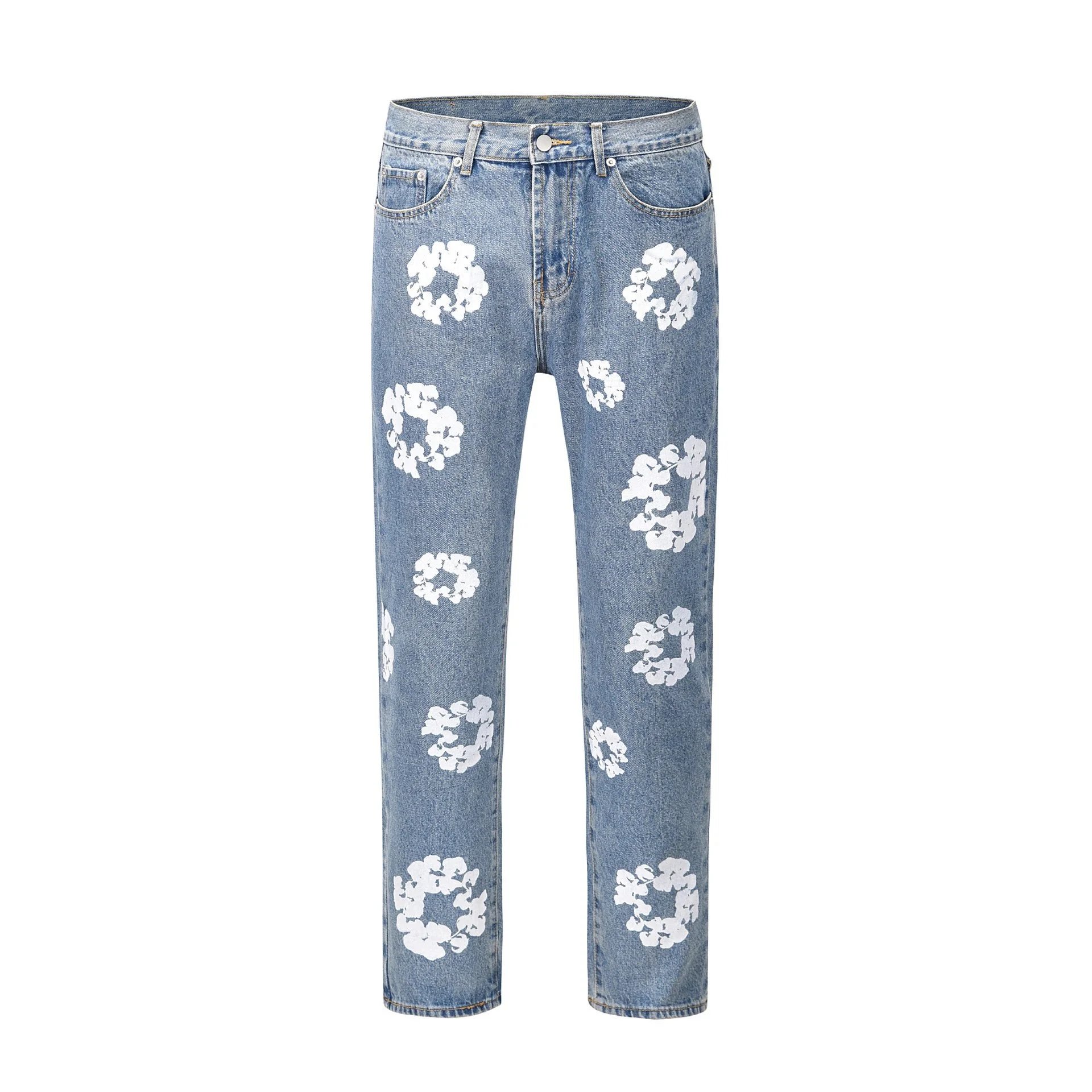 All-Over Cotton Flower Print Jeans and Jacket Set photo 6