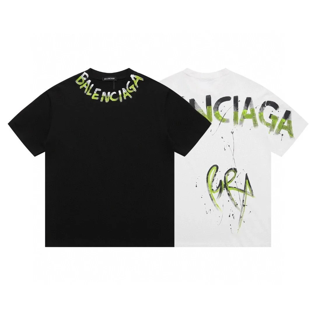 Correct Version Printed Crew Neck Loose Fit Short Sleeve T-Shirt - Unisex Couple Matching