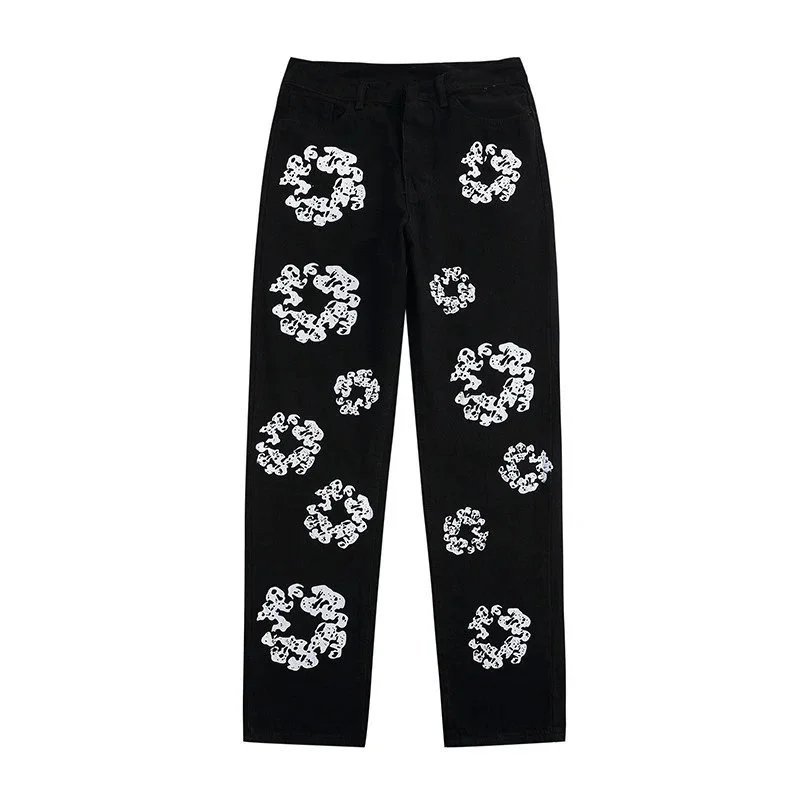 All-Over Cotton Flower Print Jeans and Jacket Set photo 5