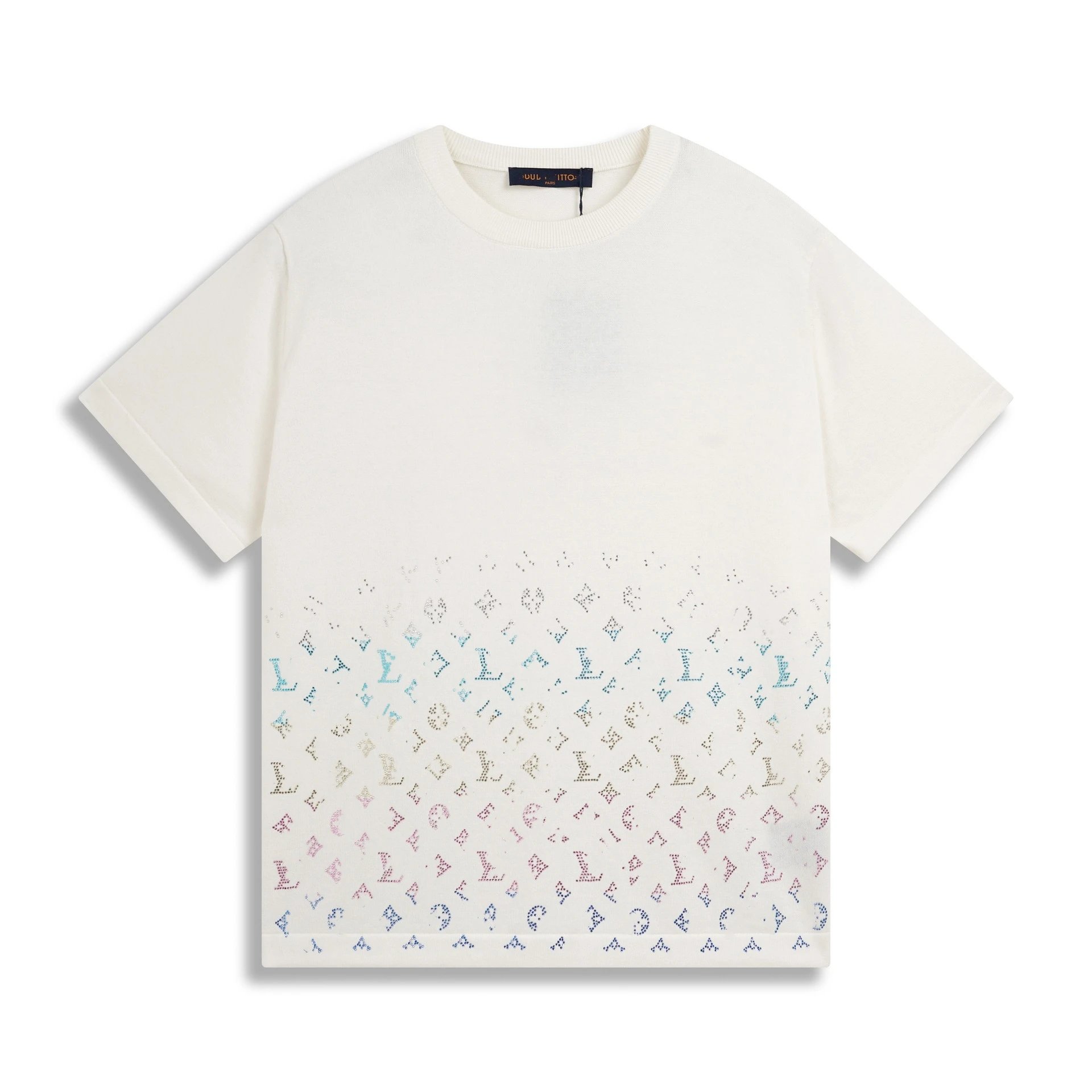 5 white (knitted rhinestone)