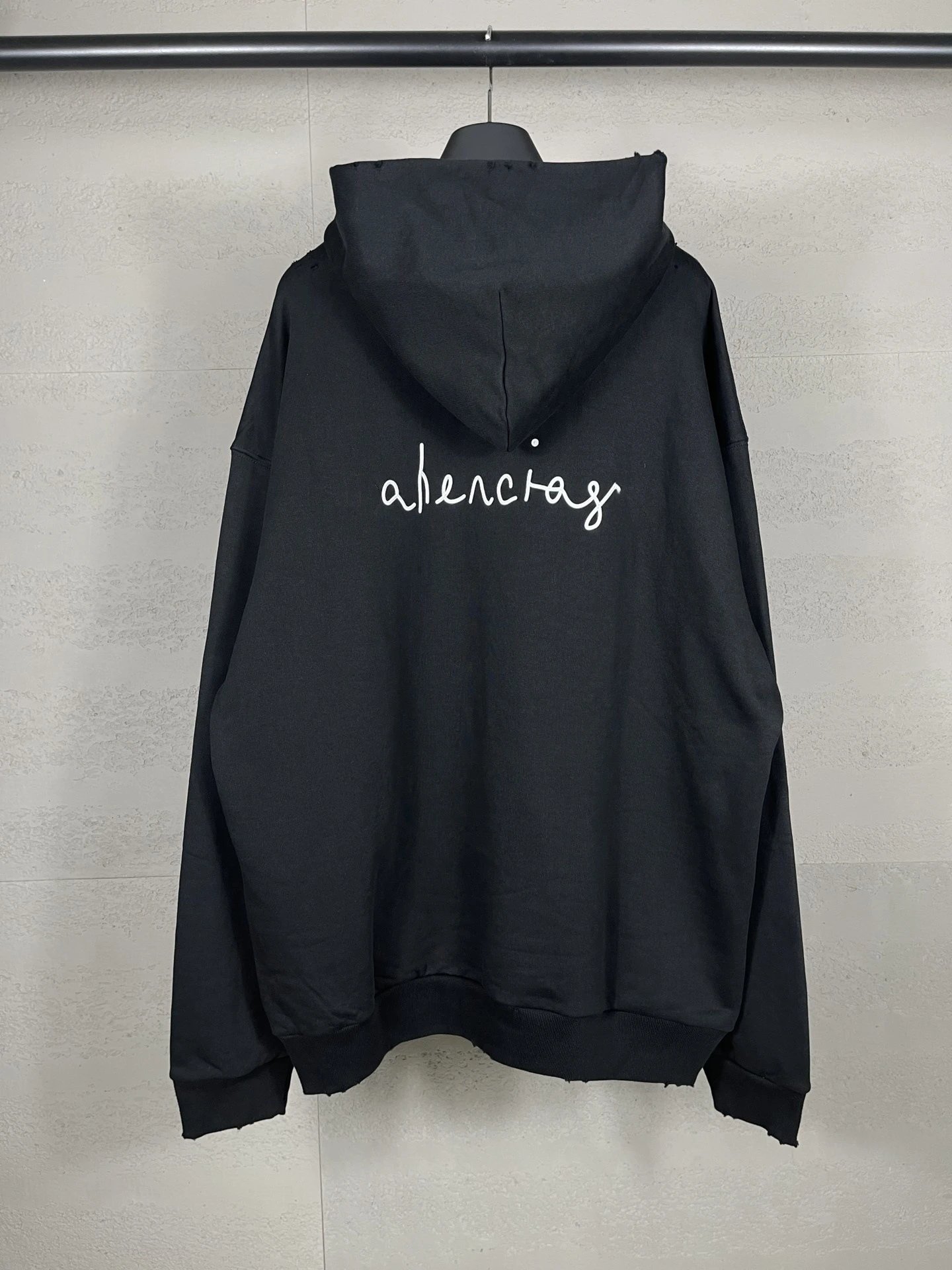 Gaichela Distressed Logo Hoodie Gray - 26