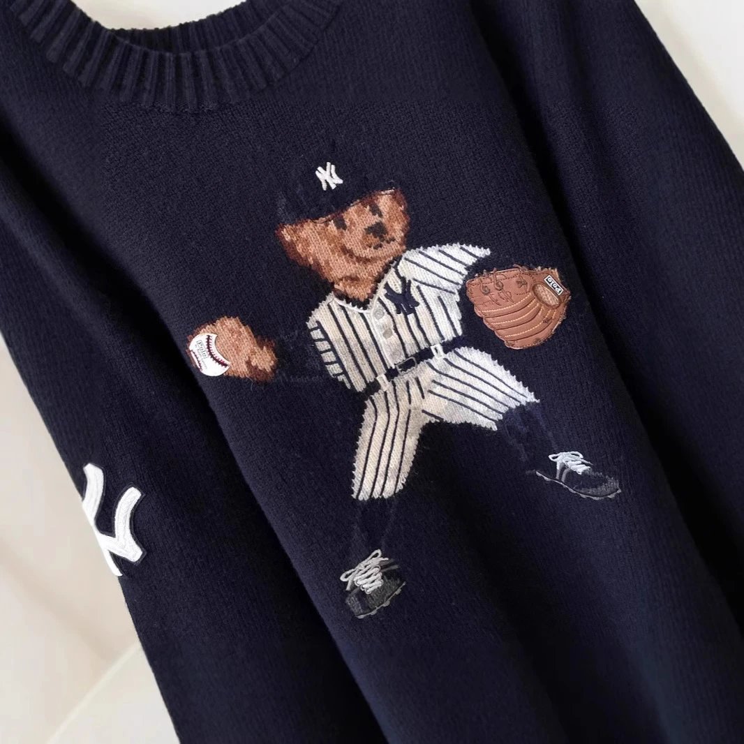 Ralph Lauren Autumn Winter Collaboration Limited Bear Embroidered Sweater photo 4