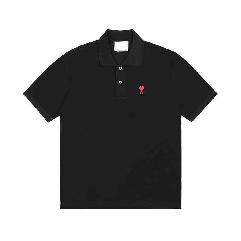 Ami Heart Embroidered Polo Shirt photo 3