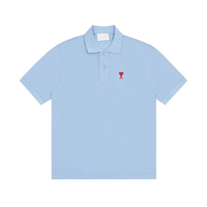 Ami Heart Embroidered Polo Shirt photo 8