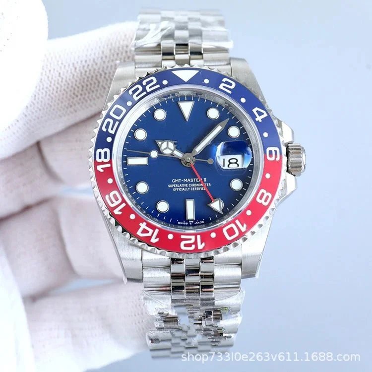 Rolex Gmt-Master Ii Pepsi Bezel Jubilee Bracelet Watch