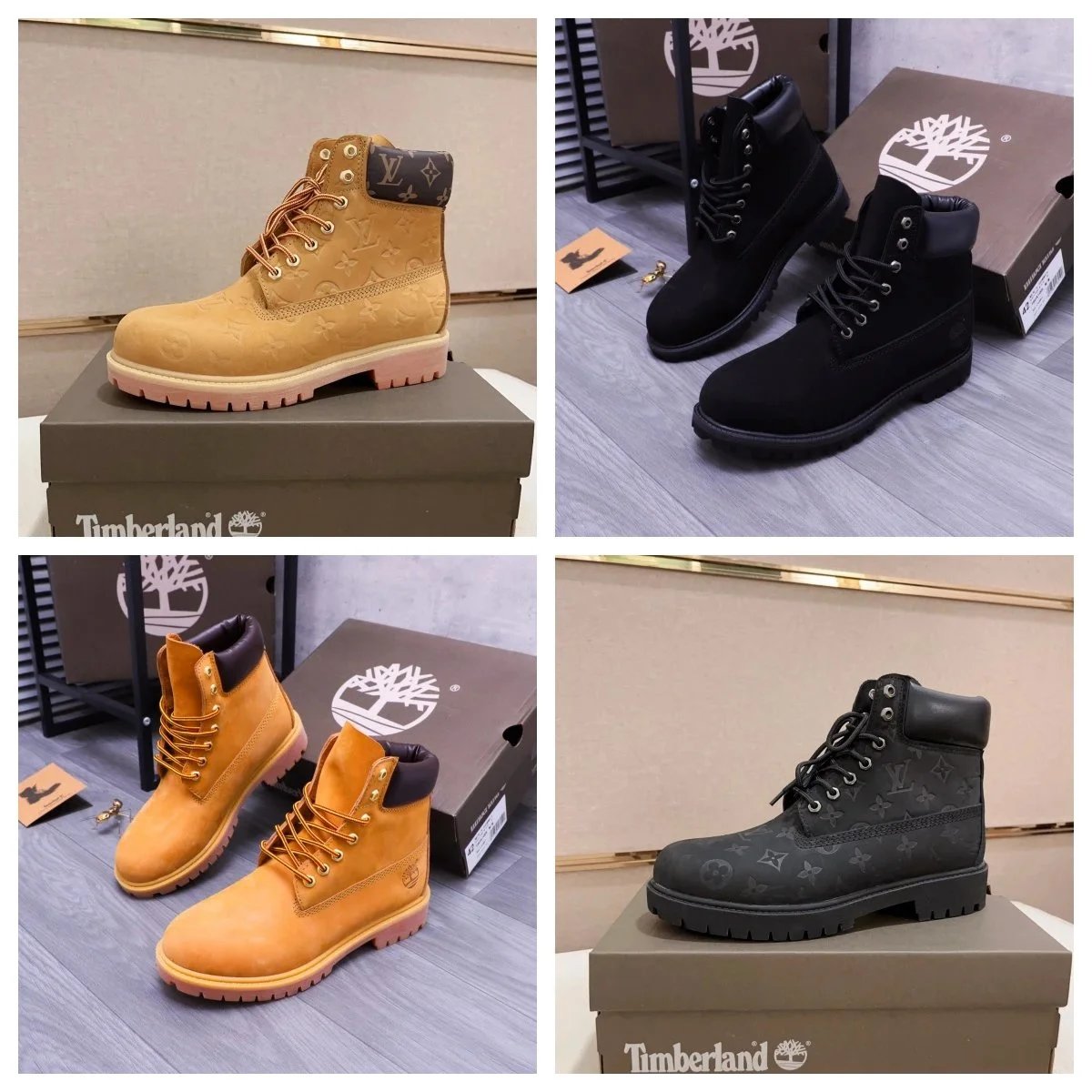Lots of Timberlands                     ( 11+ colors )