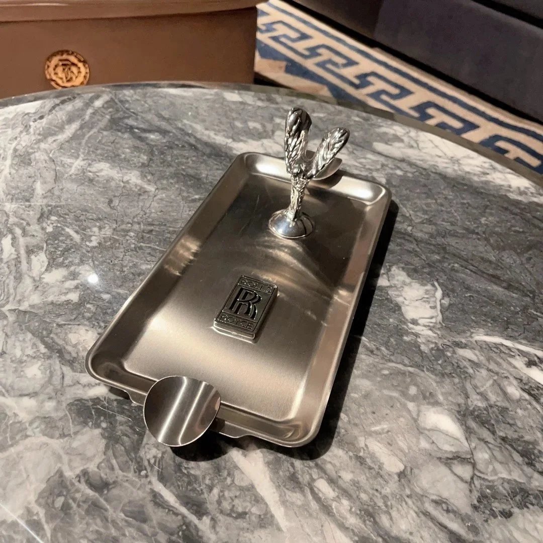 Chrome Hearts Silver-Plated Ashtray