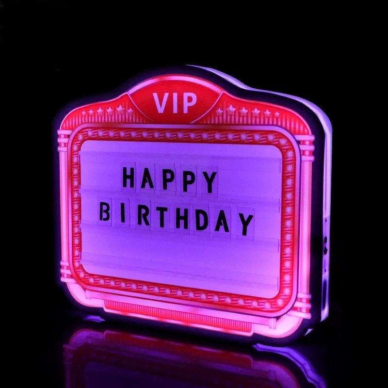 Club Sign Fully Customise Bottle Service