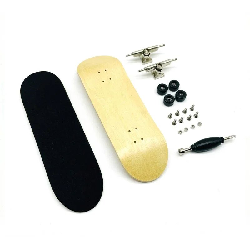 Complete Wooden Fingerboard Skateboard Set