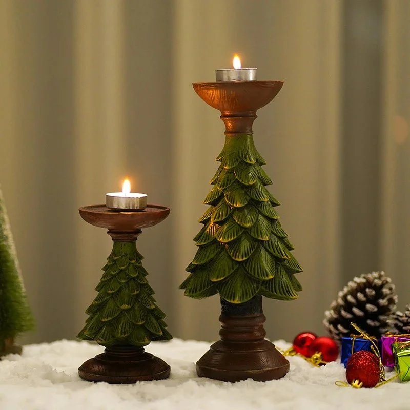 Christmas-Themed Candlesticks