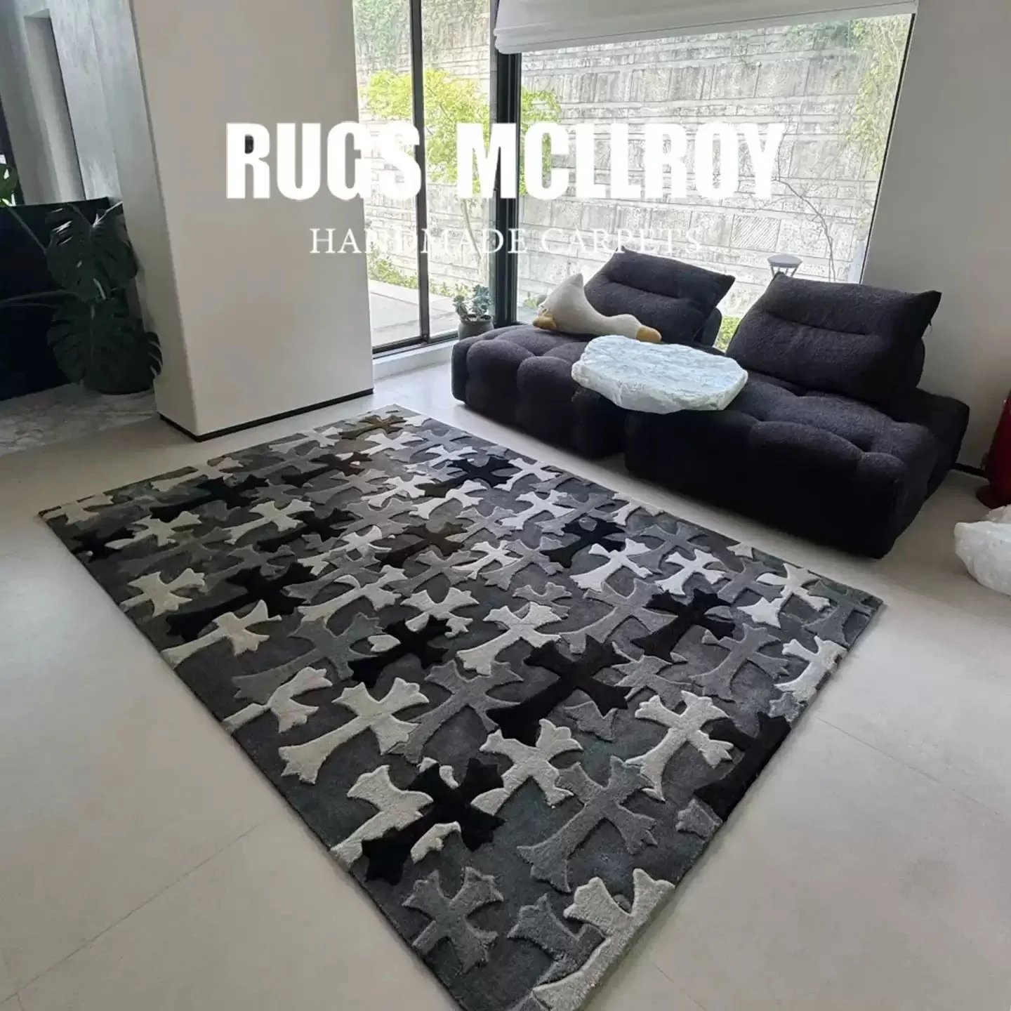 Chrome Hearts Cross Handmade Rug
