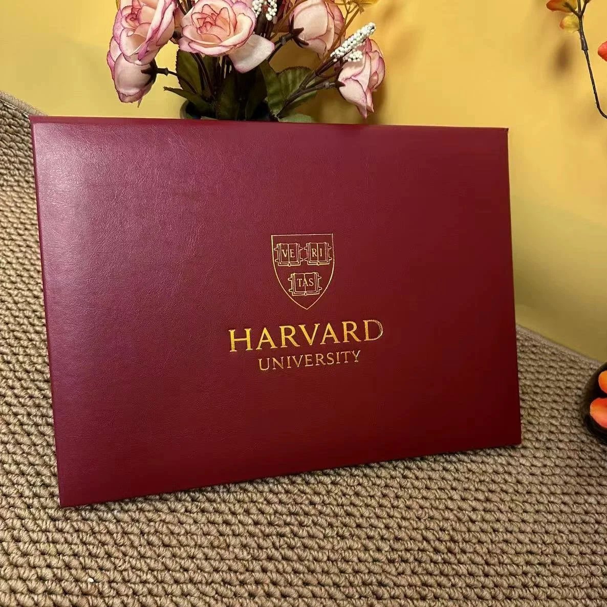 Harvard University Certificate Folder