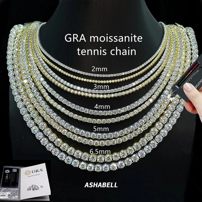 Palm Moissanite Chain