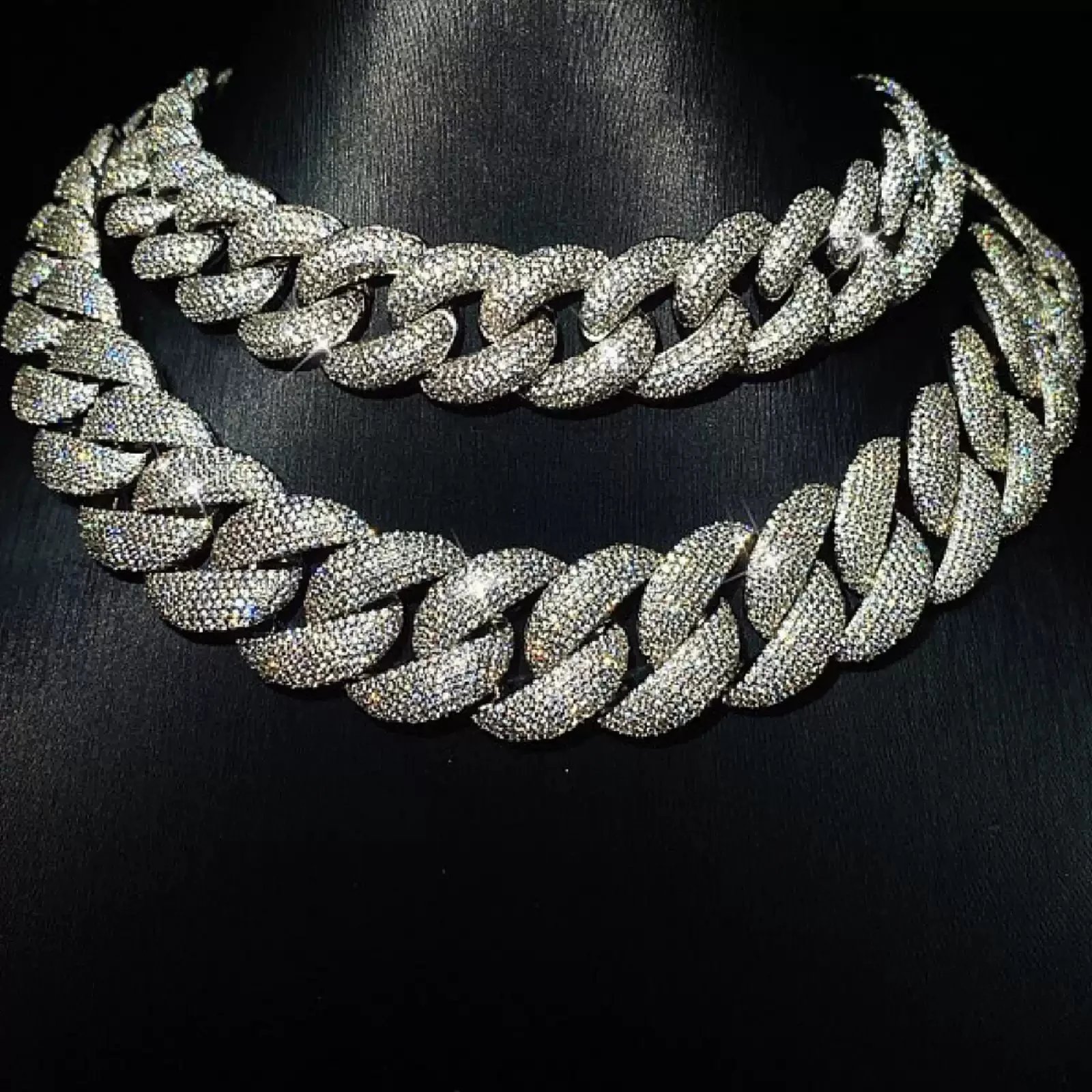 Mr.Blingggggg Bubble Style Hip Hop Cuban Chain