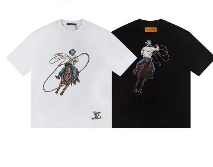 Louis Vuitton T-Shirts Short-Sleeve Graphic T-Shirt image 9