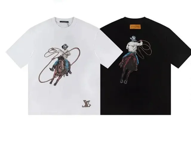 Louis Vuitton T-Shirts Short-Sleeve Graphic T-Shirt product detail image 9
