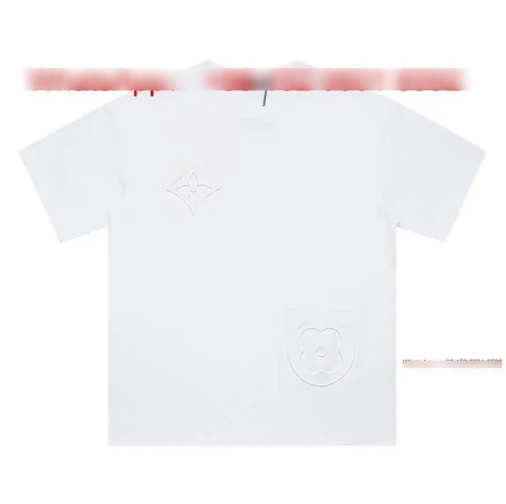 Louis Vuitton T-Shirts Short-Sleeve Graphic T-Shirt — White-4